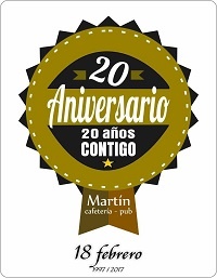 Logo aniversario Martín